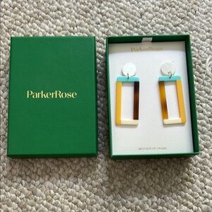 ParkerRose Multicolor Mother of Pearl Earrings
